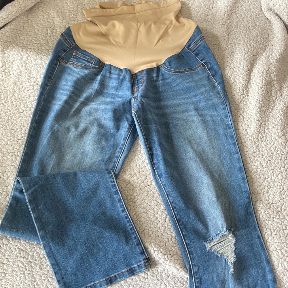 Maternity bootcut jeans